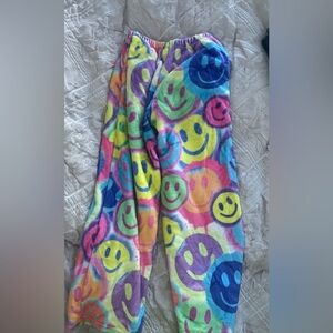 Iscream Smiley Face Kids Pajama Pants, 10-12, pockets!